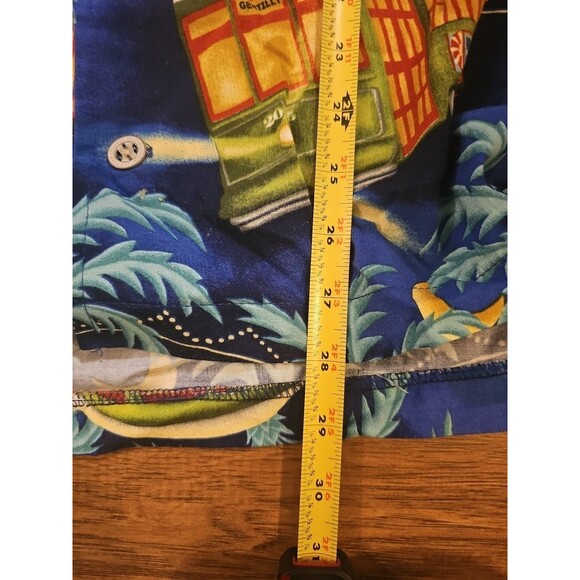 2015 Jazz Fest Bayou Wear Shirt Mens XL New Orleans Stellar Street Car Hawaiian - Picture 4 of 7